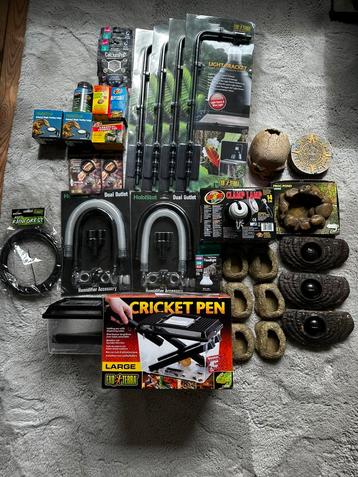 Materiaal voor gecko’s beschikbaar voor biedingen