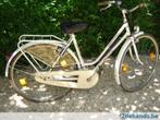 witte damesfiest, meisjesfiets, Ophalen, Gebruikt
