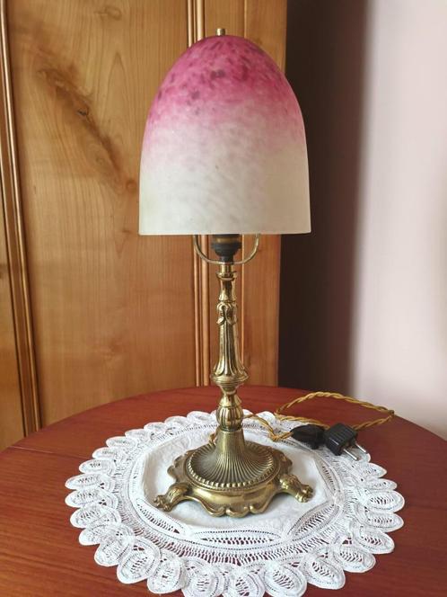Lamp uit de Art Deco/Art Nouveau-periode, gesigneerd Schneid, Antiek en Kunst, Antiek | Verlichting, Ophalen of Verzenden