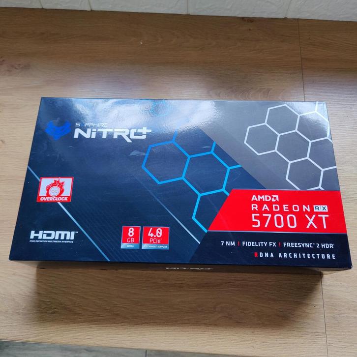 RX 5700 XT, Computers en Software, Videokaarten, Gebruikt, AMD, PCI-Express 4.0, GDDR6, HDMI, DisplayPort, Ophalen