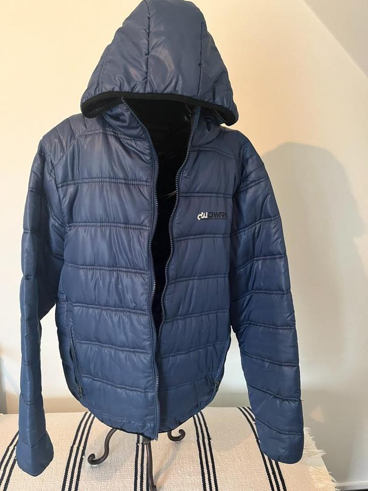 Bomber jacket Heren mt Medium, Kleding | Heren, Jassen | Winter, Zo goed als nieuw, Maat 48/50 (M), Blauw, Ophalen of Verzenden