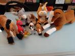 Paarden en ezel knuffels, Kinderen en Baby's, Speelgoed | Knuffels en Pluche, Ophalen of Verzenden, Zo goed als nieuw, Paard