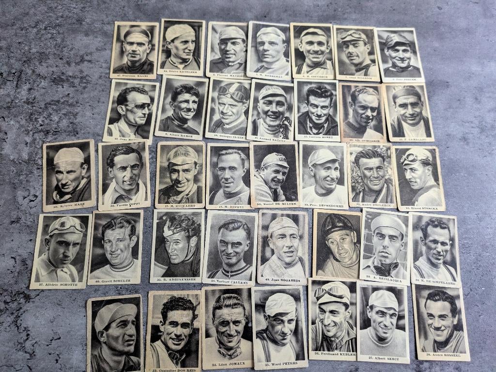 WIELRENNEN PRENTEN REEKS WIELRENNERS PARADE JAREN 50 37X, Verzenden