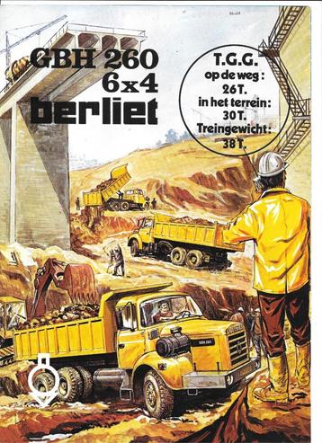 BERLIET vintage-brochures beschikbaar voor biedingen