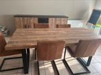 Eetplaats met dressoir, Huis en Inrichting, Ophalen, Gebruikt, 4 tot 6 stoelen