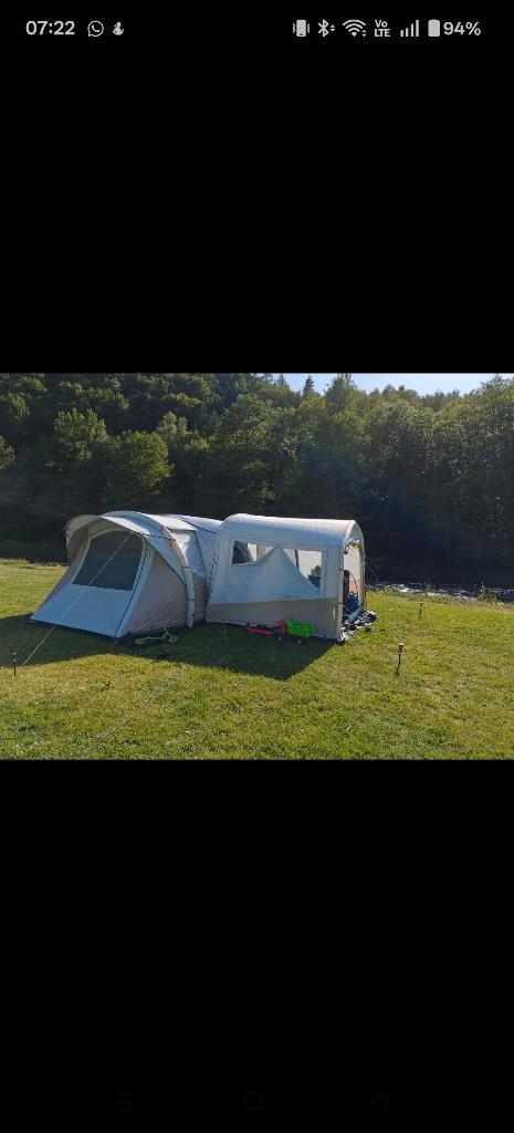 Quechua Opblaasbare Tent Voor 6 Personen Air Seconds 6.3, Caravans en Kamperen, Tenten, tot en met 6, Gebruikt, Ophalen