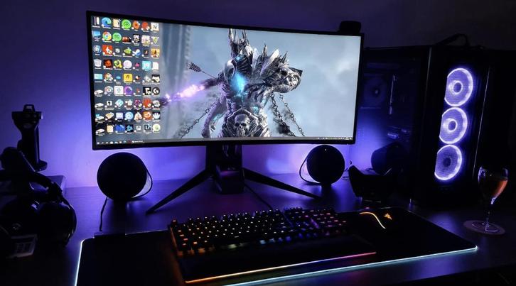 Te koop: Dell Alienware AW3418DW – 34" – 120Hz – G-SYNC, Computers en Software, Monitoren, Zo goed als nieuw, 101 t/m 150 Hz, DisplayPort