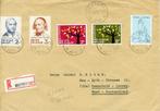 (B) 1214/1215 - 1222/1224 Brief 1962, Postzegels en Munten, Postzegels | Europa | België, Ophalen of Verzenden, Gestempeld