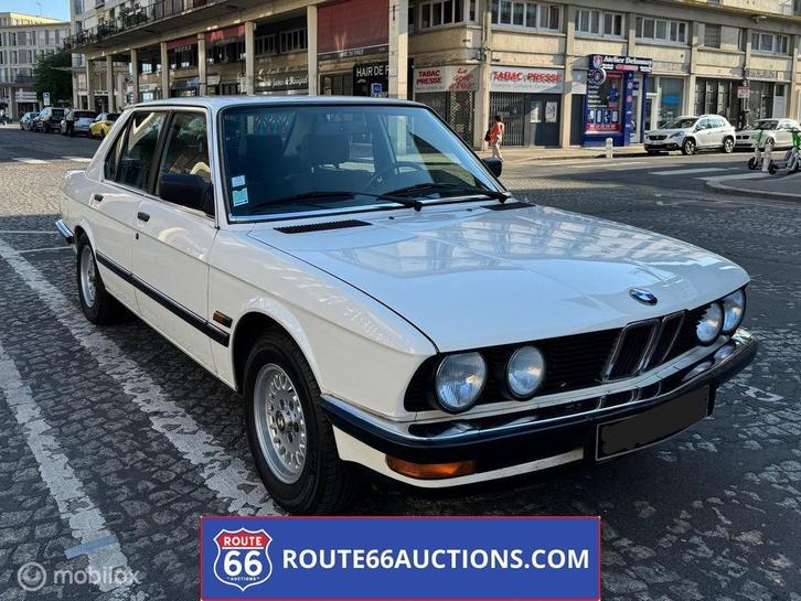 BMW 518i | 1987 | Route 66 Auctions, Auto's, Oldtimers, Bedrijf, Te koop, BMW, Benzine, Overige carrosserie, Handgeschakeld, Zwart