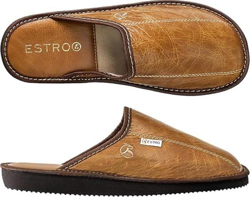 ESTRO lederen pantoffels voor heren SNELLE GRATIS LEVERING, Kleding | Heren, Schoenen, Nieuw, Pantoffels of Sloffen, Overige kleuren
