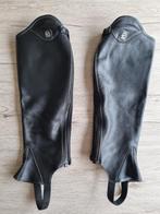 Cavallo Dynamic zwarte leren chaps, Dieren en Toebehoren, Paardrijkleding, Ophalen of Verzenden, Zo goed als nieuw