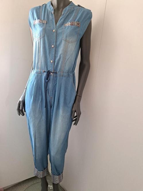 Jumpsuit jeans, Kleding | Dames, Jumpsuits, Gedragen, Maat 38/40 (M), Blauw, Ophalen of Verzenden