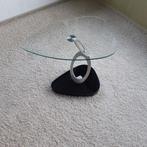 Table d'appoint avec plateau en verre, Maison & Meubles, Tables | Tables de salon, Enlèvement, Comme neuf, Design