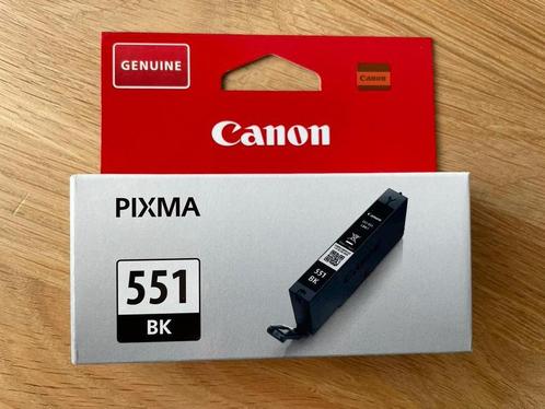 Canon CLI-551 BK Black (1stuk), Informatique & Logiciels, Fournitures d'imprimante, Neuf, Cartridge, Enlèvement ou Envoi
