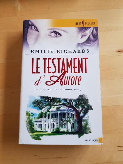 Le testament d'Aurore - Emilie RICHARDS, Livres, Romans, Utilisé, Enlèvement ou Envoi