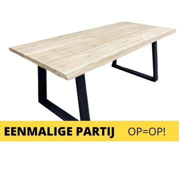Eiken tafel | tafelblad | eiken | eettafel | ACTIE beschikbaar voor biedingen