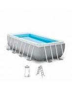 Intex zwembad met toebehoren, Tuin en Terras, Zwembaden, Gebruikt, 200 tot 300 cm, Rechthoekig, Ophalen