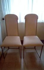 Hollywood Regency stoelen, Huis en Inrichting, Stoelen, Ophalen, Zo goed als nieuw, Stof