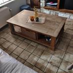 Teaken salontafel + TV-meubel Henders&Hazel, Ophalen, Gebruikt, 100 tot 150 cm, Teakhout