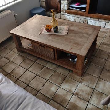 Teaken salontafel + TV-meubel Henders&Hazel beschikbaar voor biedingen