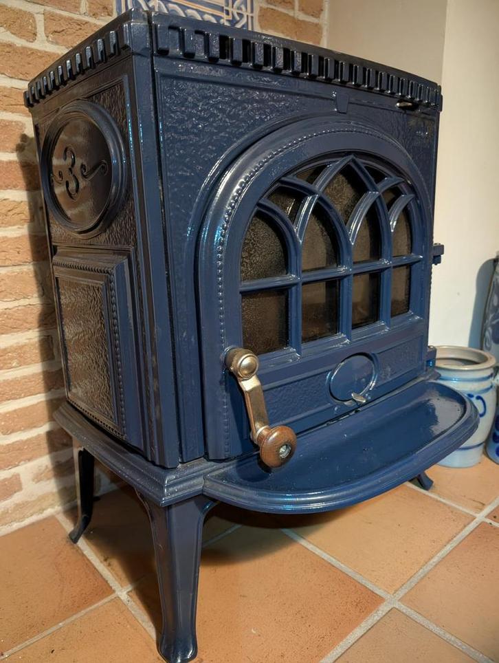 Jøtul F3 houtkachel – klassiek Noors design, Huis en Inrichting, Kachels, Zo goed als nieuw, Vrijstaand, Houtkachel, Hout, Ophalen