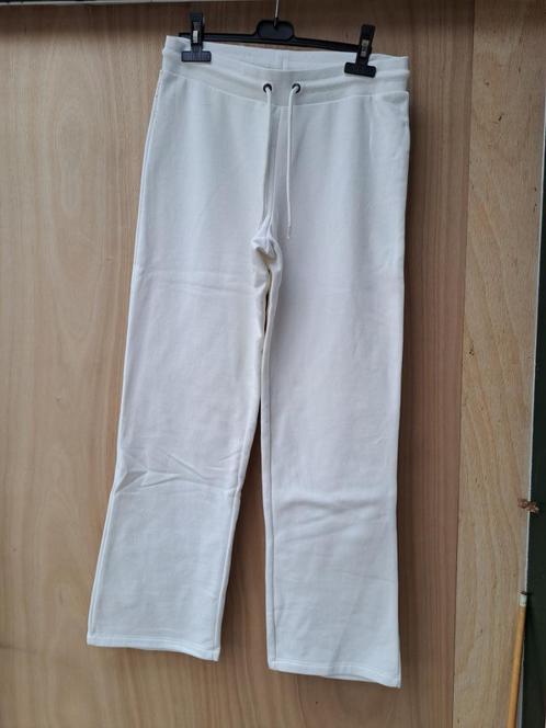 knusse witte huisbroek, Kleding | Dames, Broeken en Pantalons, Zo goed als nieuw, Maat 36 (S), Wit, Ophalen of Verzenden