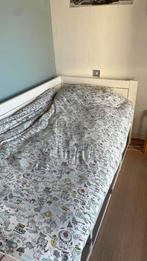 Eénpersoonsbed (zonder matras of beddengoed), Huis en Inrichting, Slaapkamer | Bedden, Ophalen, Gebruikt, 90 cm, Eenpersoons