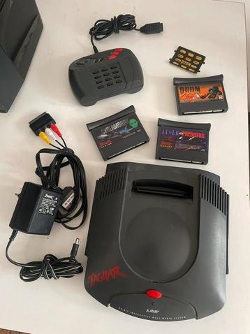 Atari Jaguar + 3 jeux beschikbaar voor biedingen