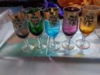5 verres a liqueur+ 6 tasses vintage, Ophalen, Gebruikt