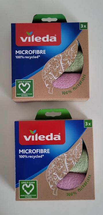 vileda 100% microvezeldoekjes 30x30 cm microfibre doekjes