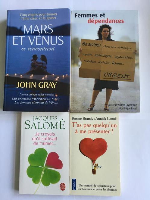 Pack 4 livres "Amour & Psychologie", Livres, Essais, Chroniques & Interviews, Utilisé, Plusieurs auteurs, Enlèvement ou Envoi