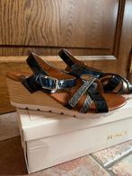 Sleehaksandalen, Comme neuf, Enlèvement, Chaussures basses, Noir