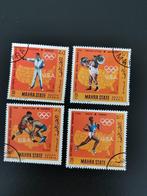 Mahra State (Yemen) 1968 - sport- Olympische Spelen - goud, Postzegels en Munten, Postzegels | Thematische zegels, Ophalen of Verzenden