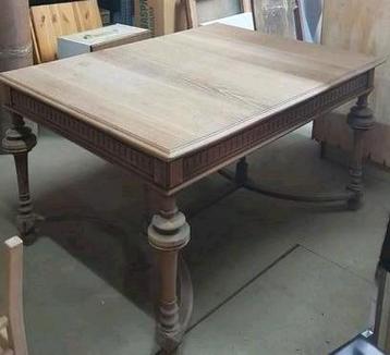 Table chêne massif, Cinq personnes ou plus, Enlèvement, Utilisé, 50 à 100 cm