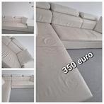 Witte lederen zetels, Huis en Inrichting, Fauteuils, Ophalen of Verzenden, Zo goed als nieuw