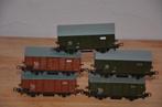 PIKO- lot 5 NMBS-wagens/huifkar, Ophalen of Verzenden, Gebruikt, Wagon, Piko