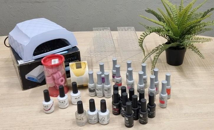 Nieuwe Led uv-lamp + gellak Nsi, Orly gelfx, jean marin, Electroménager, Équipement de Soins personnels, Utilisé, Soin des mains et des pieds