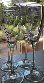 4 Laurent-Perrier glazen, Ophalen of Verzenden, Zo goed als nieuw
