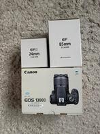 Canon EOS 1300D inclusief lenzen en accessoires, Ophalen of Verzenden, Gebruikt, Spiegelreflex, Canon