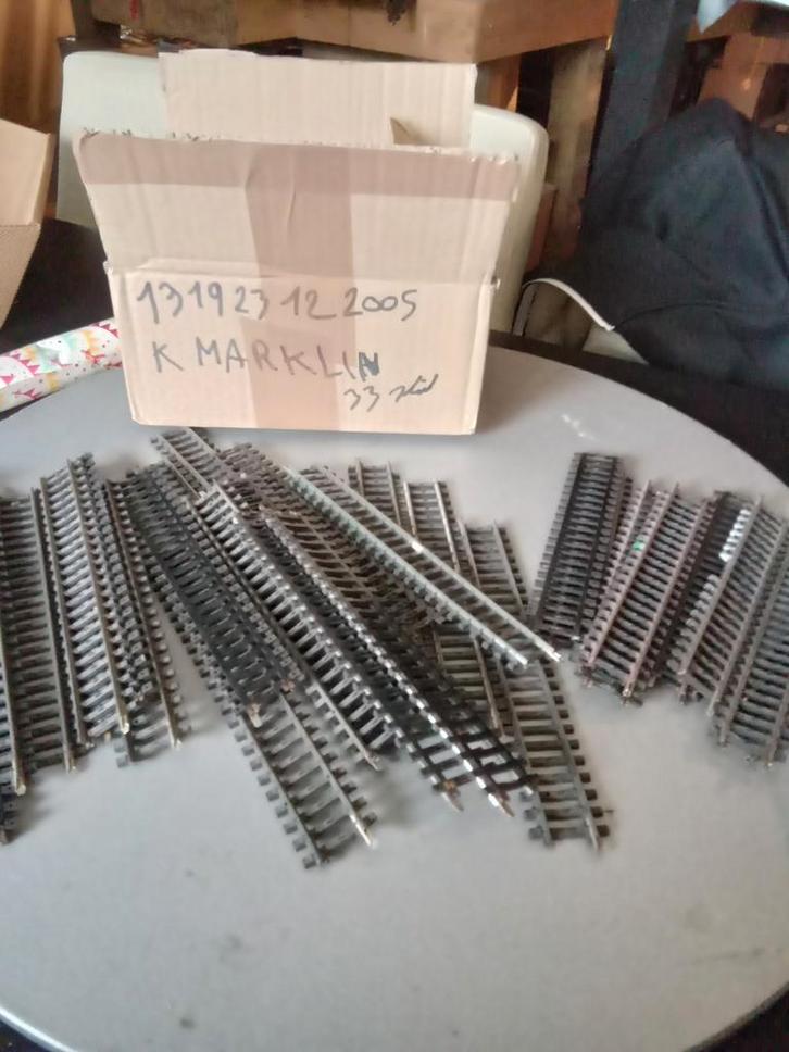 Märklin Km rails, Hobby en Vrije tijd, Modeltreinen | H0, Gebruikt, Rails, Märklin, Ophalen of Verzenden