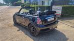 Mini Cooper 1.6d Cabrio xenon navi 18inch, Auto's, Voorwielaandrijving, Zwart, 4 cilinders, Leder