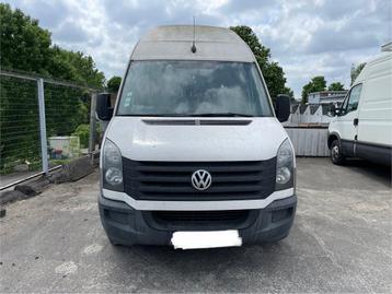 Vw Crafter 2015  165.000km Airco MOTEUR CASSÉ, Euro 5, 3 places, Noir, 5 portes