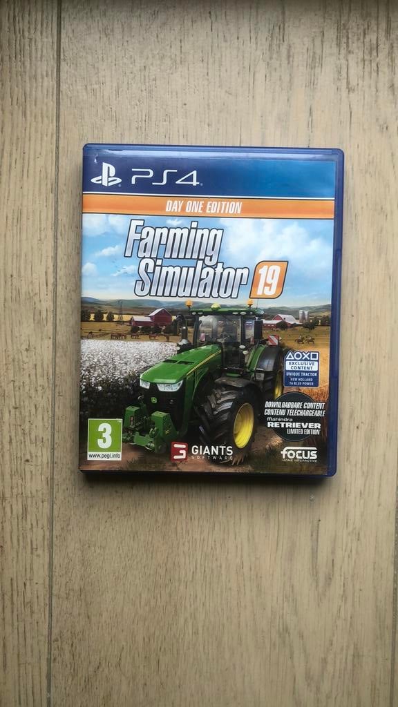 Farming Simulator '19. (PS4), Consoles de jeu & Jeux vidéo, Jeux | Sony PlayStation 4, Comme neuf, Enlèvement