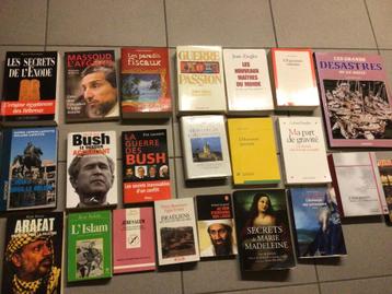 Lot de 22 Livres histoire et politique  beschikbaar voor biedingen
