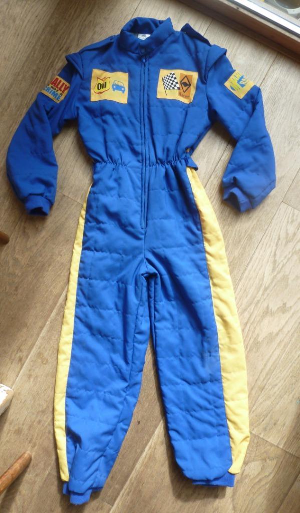 verkleedpak autorally-piloot /auto-coureur/ race-piloot, 140, Kinderen en Baby's, Carnavalskleding en Verkleedspullen, Gebruikt