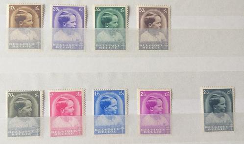 Filatelie: Boudewijn 438/445 + 446, Postzegels en Munten, Postzegels | Europa | België, Koninklijk huis, Met plakker, Ophalen of Verzenden