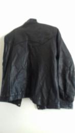 (Taille petit) veste cuir léger homme manches amovibles T50, Noir, Enlèvement ou Envoi