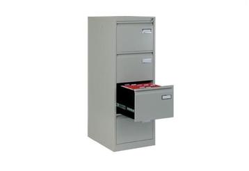 Vintage metalen archiefkast met dossier mapjes Esselte, Huis en Inrichting, Kasten | Roldeurkasten en Archiefkasten, Ophalen, Zo goed als nieuw