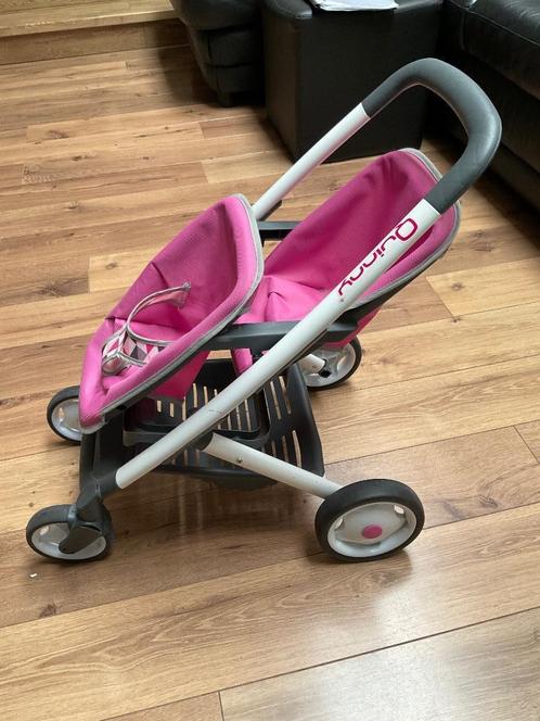 Quinny Tweeling Buggy roze, Kinderen en Baby's, Buggy's, Zo goed als nieuw, Quinny, Duomodel, Ophalen of Verzenden