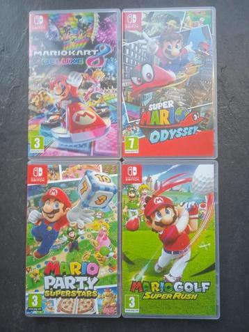 Lot de jeux Mario pour Nintendo Switch beschikbaar voor biedingen